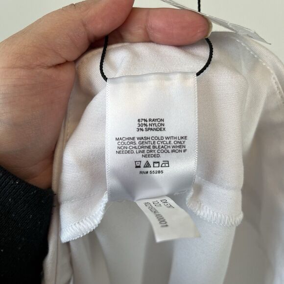 Express Columnist High Waisted Knit Ankle Pants White Women’s Size XL NWT’s - Picture 12 of 15